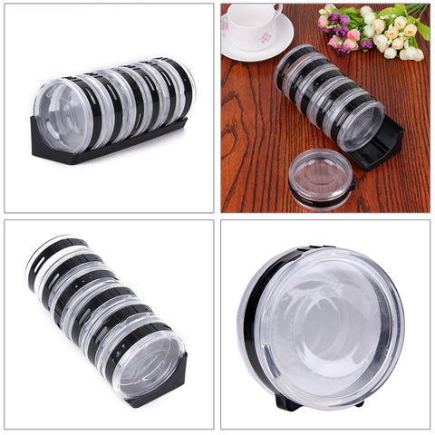 Transparent Cylinder Seasoning Box