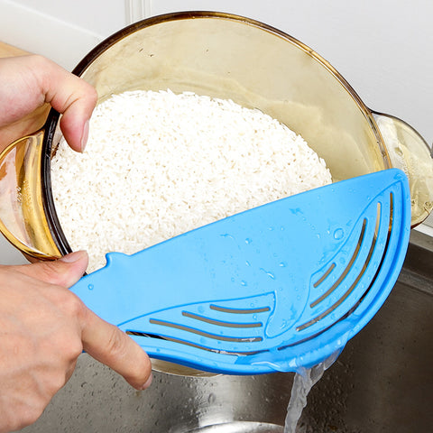 Whale Shaped Plastic Pot Strainer